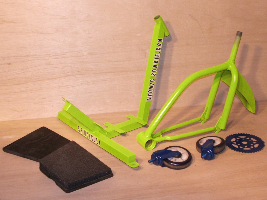 SpinCycle Stunt Trike - frame painted